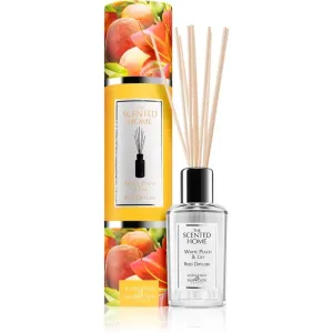 Ashleigh & Burwood London The Scented Home Peach & Lilly Aroma Diffuser mit Füllung 150 ml