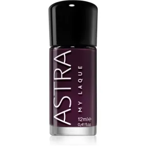 Astra Make-up My Laque 5 Free langanhaltender Nagellack Farbton 21 Blackberry 12 ml
