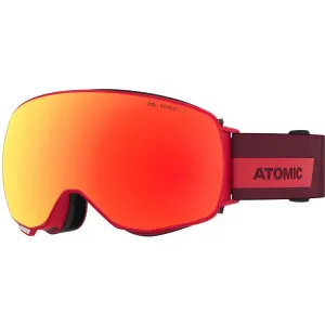 Atomic REVENT Q STEREO Skibrille, rot, größe os