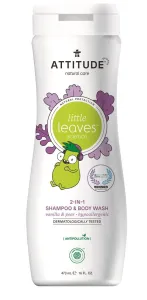 Attitude Baby-Körperseife und Shampoo (2 in 1) LITTLE LEAVES mit dem Duft von Vanille und Birne 473 ml