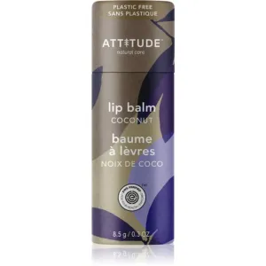 Attitude Leaves Bar Coconut natürliches Balsam für Lippen 8,5 g