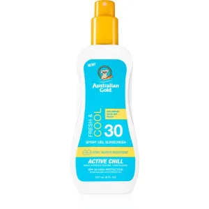 Australian Gold Fresh & Cool schützendes Spray gegen UV-Strahlung mit kühlender Wirkung SPF 30 237 ml