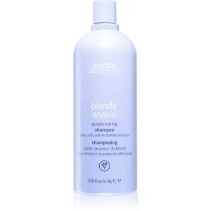 Aveda Blonde Revival™ Purple Toning Shampoo violettes Tönungsshampoo für blondiertes Haar oder Strähnchen 1000 ml