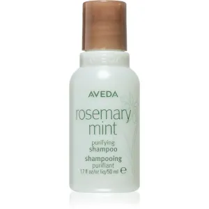 Aveda Rosemary Mint Purifying Shampoo tiefenreinigendes Shampoo für höheren Glanz 50 ml