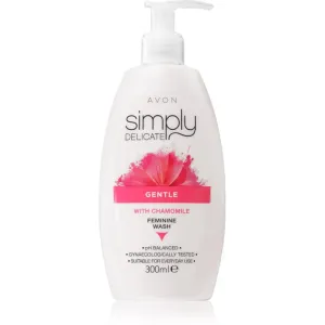 Avon Simply Delicate Gentle Gel für die Intimhygiene mit Kamille 300 ml