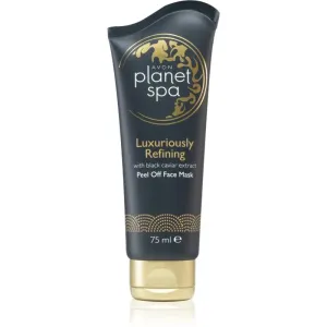 Avon Planet Spa Luxury Spa luxuriöse, erneuernde Peel-Off Gesichtsmaske mit Auszügen aus schwarzem Kaviar 75 ml