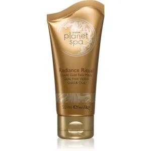 Avon Aufhellende Gesichtsmaske mit Goldpartikeln Radiance Ritual (Liquid Gold Face Mask) 50 ml