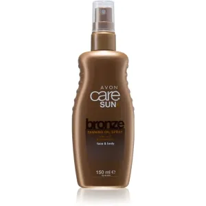 Avon Care Sun + Bronze Öl-Spray für Bräunung für Körper und Gesicht 150 ml