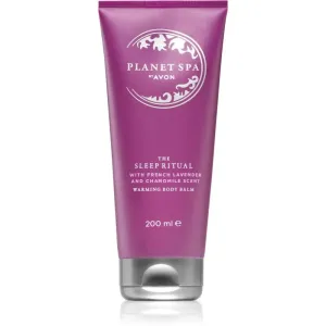 Avon Planet Spa The Sleep Ritual wärmende und parfümierte massage-creme mit Lavendelduft 200 ml