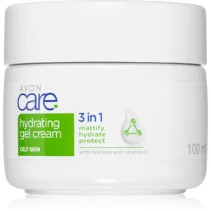 Avon Care 3 in 1 feuchtigkeitsspendende Gel-Creme für fettige Haut 100 ml