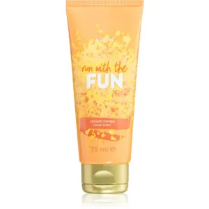 Avon Run With The Fun Vibrant Mango feuchtigkeitsspendende Creme für die Hände 75 ml