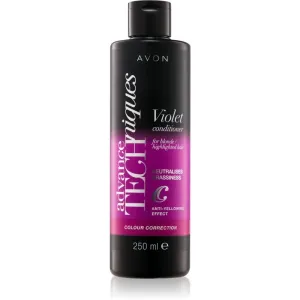 Avon Advance Techniques Colour Correction violetter Conditioner für blondes und meliertes Haar 250 ml