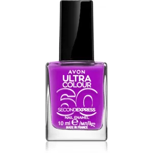 Avon Ultra Colour 60 Second Express schnelltrocknender Nagellack Farbton Ultraviolet 10 ml