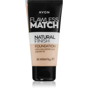 Avon Flawless Match Natural Finish Hydratisierendes Make Up SPF 20 Farbton 115P Pale Pink 30 ml