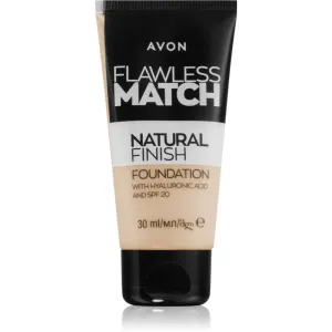 Avon Flawless Match Natural Finish Hydratisierendes Make Up SPF 20 Farbton 120N Porcelain 30 ml