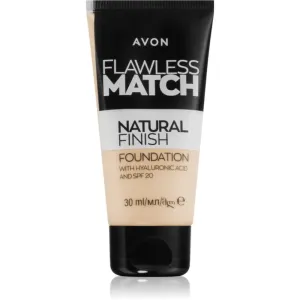 Avon Flawless Match Natural Finish Hydratisierendes Make Up SPF 20 Farbton 130N Alabaster 30 ml