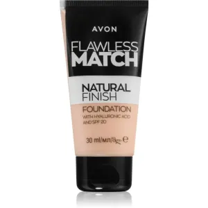 Avon Flawless Match Natural Finish Hydratisierendes Make Up SPF 20 Farbton 145P Ivory Pink 30 ml