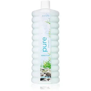 Avon Bubble Bath Sensitive Pure entspannender Badeschaum für empfindliche Oberhaut 1000 ml