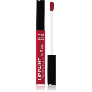 Avon Ultra Colour Paint Satin-Lippenstift mit Matt-Effekt Farbton Glam Red 7 ml