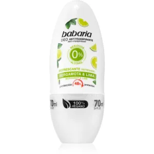 Babaria Bergamot & Lime Antitranspirant-Deoroller mit 48-Stunden Wirkung 70 ml #319939