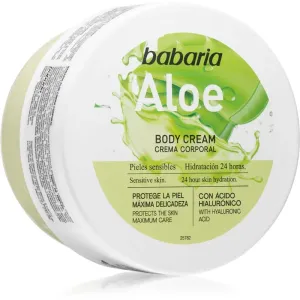 Babaria Aloe Vera hydratisierende Körpercreme für empfindliche Oberhaut 400 ml