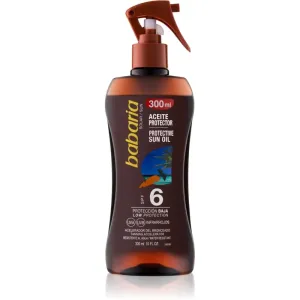 Babaria Sun Protective Öl-Spray für Bräunung SPF 6 300 ml