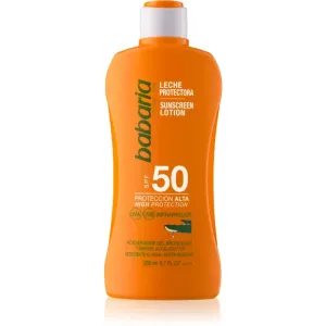 Babaria Sun Protective wasserfeste Sonnenmilch SPF 50 200 ml