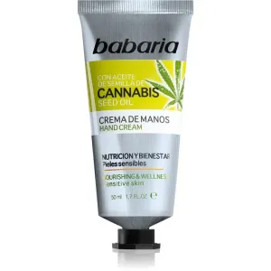Babaria Cannabis feuchtigkeitsspendende Creme für die Hände 50 ml