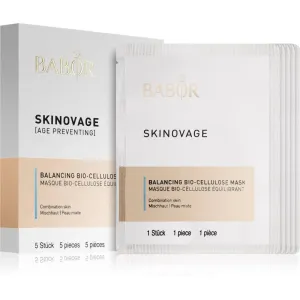 BABOR Skinovage Balancing Bio-Cellulose Mask Tuchmasken-Set 5 St