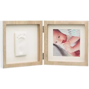 Baby Art Square Frame Abdrucksets für Babyerinnerungen Wooden 1 St