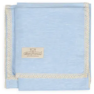 Babymatex Linen Decke für Kinder Blue 75x100 cm