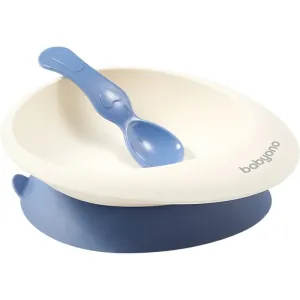 BabyOno Be Active Bowl with a Spoon Geschirrset Blue 6 m+ 1 St