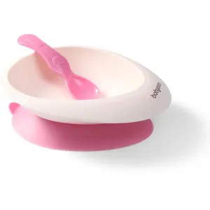 BabyOno Be Active Bowl with a Spoon Geschirrset Pink 6 m+ 1 St