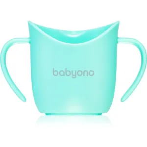 BabyOno Be Active Ergonomic Training Cup Trinklernbecher mit Griffen Mint 6 m+ 120 ml