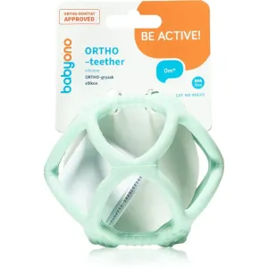 BabyOno Be Active Ortho Beißring BPA-frei 0 m+ mint 1 St