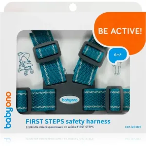 BabyOno Be Active Safety Harness First Steps Haar-Accessoire für Kinder Green 6 m+ 1 St