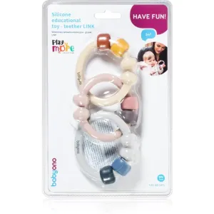 BabyOno Be Active Silicone Educational Toy Beißring 3 m+ 3 St