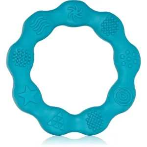 BabyOno Be Active Silicone Teether Ring Beißring Blue 1 St