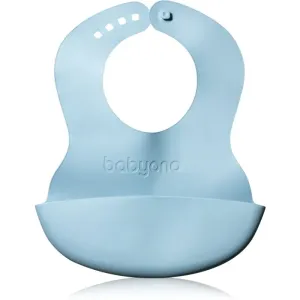 BabyOno Be Active Soft Bib with Adjustable Lock Lätzchen Blue 6 m+ 1 St