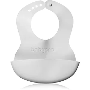BabyOno Be Active Soft Bib with Adjustable Lock Lätzchen Grey 6 m+ 1 St