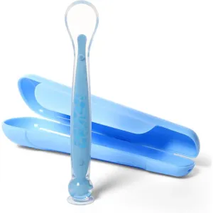 BabyOno Be Active Suction Baby Spoon Löffel + Verpackung Blue 6 m+ 1 St