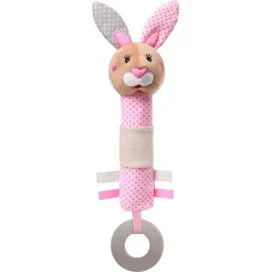 BabyOno Have Fun Baby Squeaker Plüschspielzeug mit Quietscher Bunny Julia 1 St