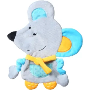 BabyOno Have Fun Cuddly Toy for Babies sanftes Kuscheltier mit Beißring Mouse Kirstin 1 St