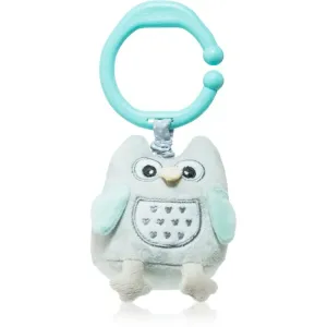 BabyOno Have Fun Musical Toy for Children Kontrast-Spielzeug zum Aufhängen mit Melodie Owl Sofia Blue 1 St