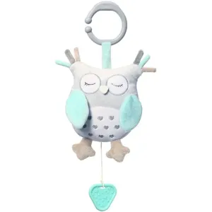 BabyOno Have Fun Musical Toy Kontrast-Spielzeug zum Aufhängen mit Melodie Owl Sofia 1 St