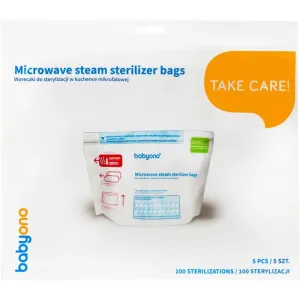 BabyOno Take Care Microwave Steam Sterilizer Bags Sterilisationsbeutel zum Gebrauch in der Mikrowelle 5 St