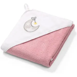 BabyOno Towel Kapuzenhandtuch 76 x 76 cm Pink 1 St