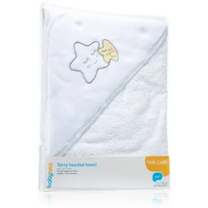 BabyOno Towel Terrycloth Kapuzenhandtuch White 100x100 cm