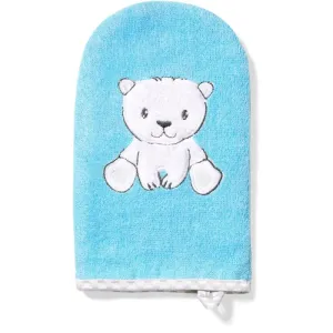 BabyOno Facecloth Bamboo Waschlappen Blue 1 St