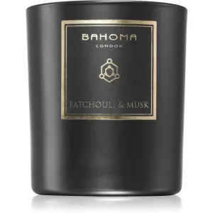 Bahoma London Obsidian Black Collection Patchouli & Musk Duftkerze 220 g